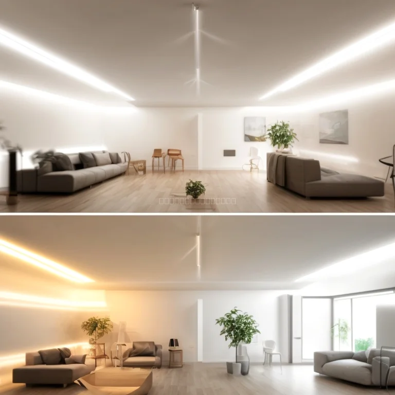 Intelligentes Beleuchtungssystem von ailightflow in Büro